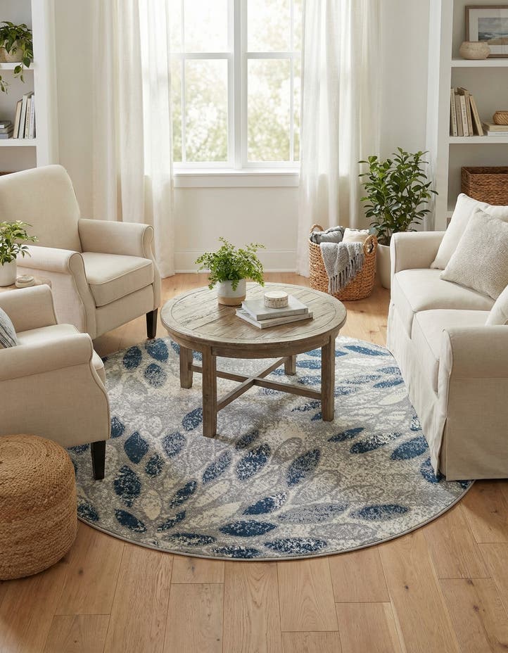 5' x 5' Charleston Round Rug