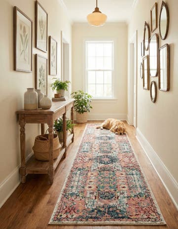 Pink Charleston Runner Rug