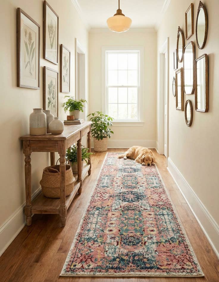 Detail image of 2' 6 x 13' Charleston Runner Rug
