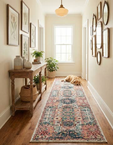 Pink Charleston Runner Rug
