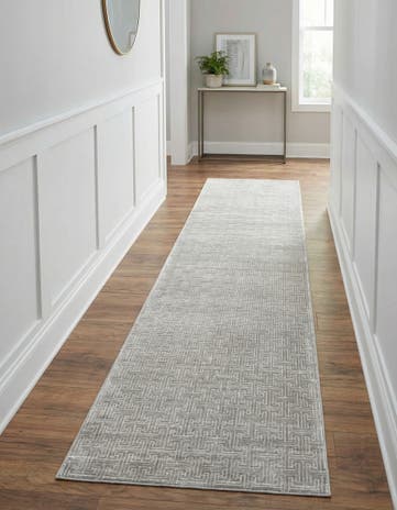 Jill Zarin Gray Uptown Park Avenue Runner Rug