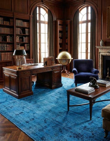 9' 3 x 12' 8 Vintage Royal Wool Rug