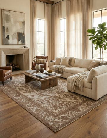 9' 8 x 12' 4 Hand Knotted Ultra Vintage Persian Wool Rug