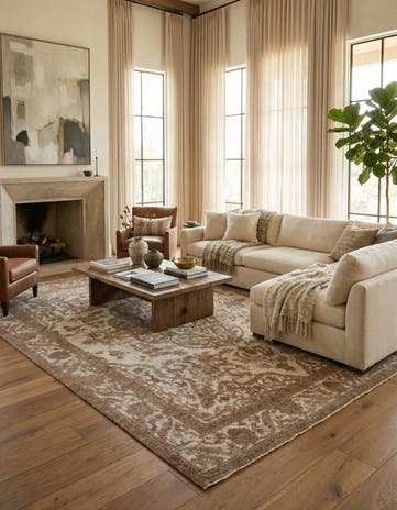 9' 8 x 12' 4 Hand Knotted Ultra Vintage Persian Wool Rug