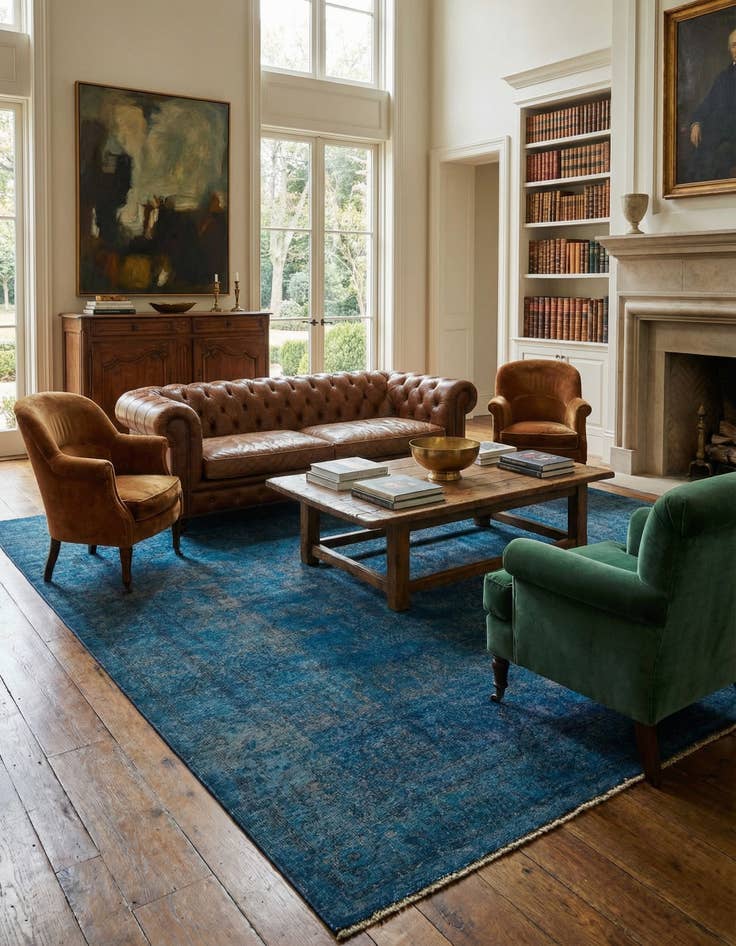 Detail image of  9' 7 x 12' 5  Hand Knotted Ultra Vintage Persian Wool Rug