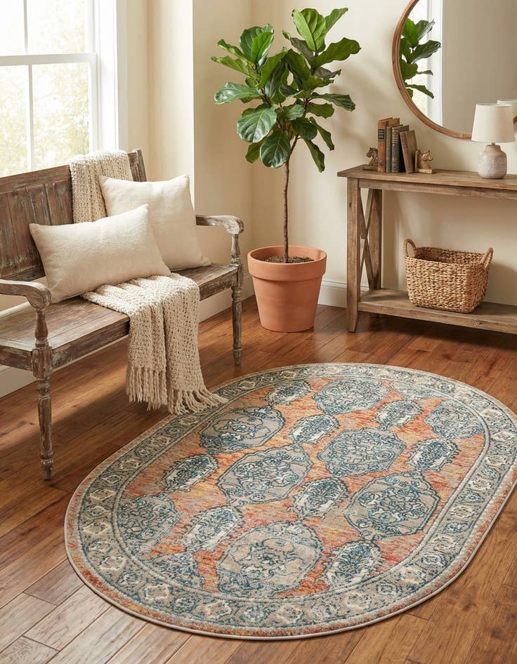 Detail image of  4' x 6' Lola Oval Rug