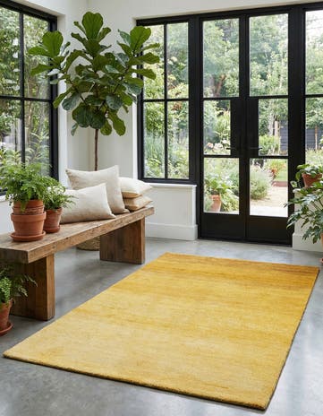4' x 6' Hand Knotted Kashkuli Gabbeh Wool Rug