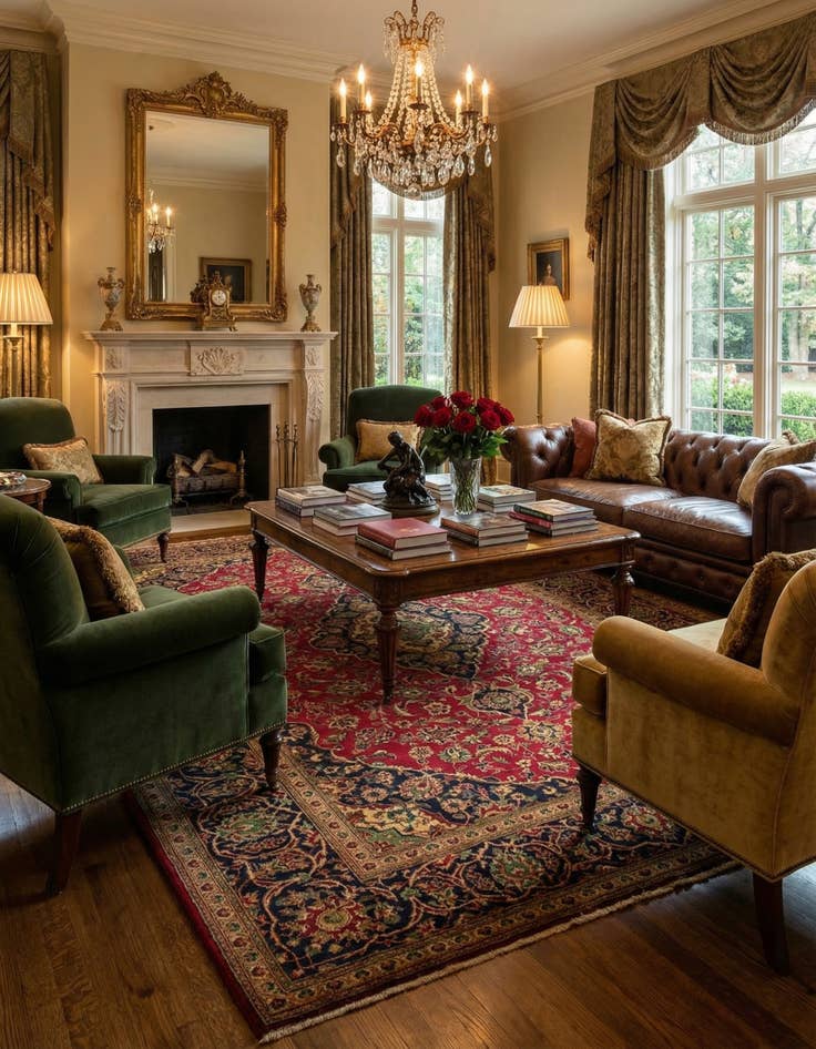 Detail image of  7' 10 x 11' 3  Hand Knotted Kashan Persian Rug