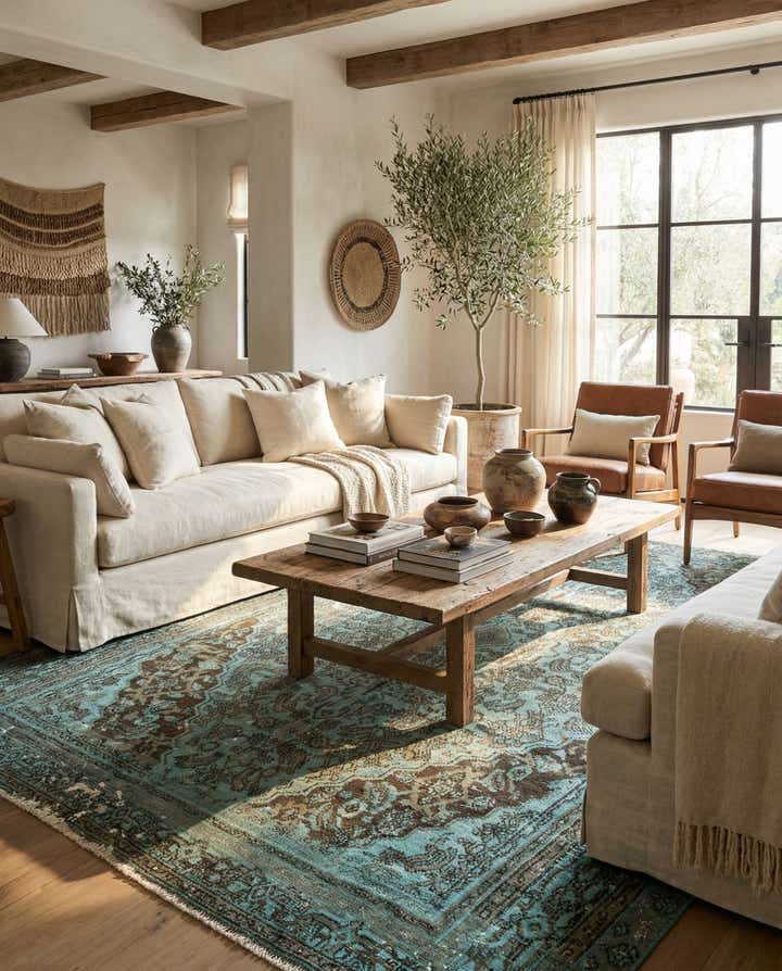6' 5 x 9' 4 Vintage Rug