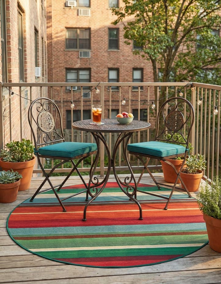 4' x 4' Easy-Clean Modern Indoor / Outdoor...