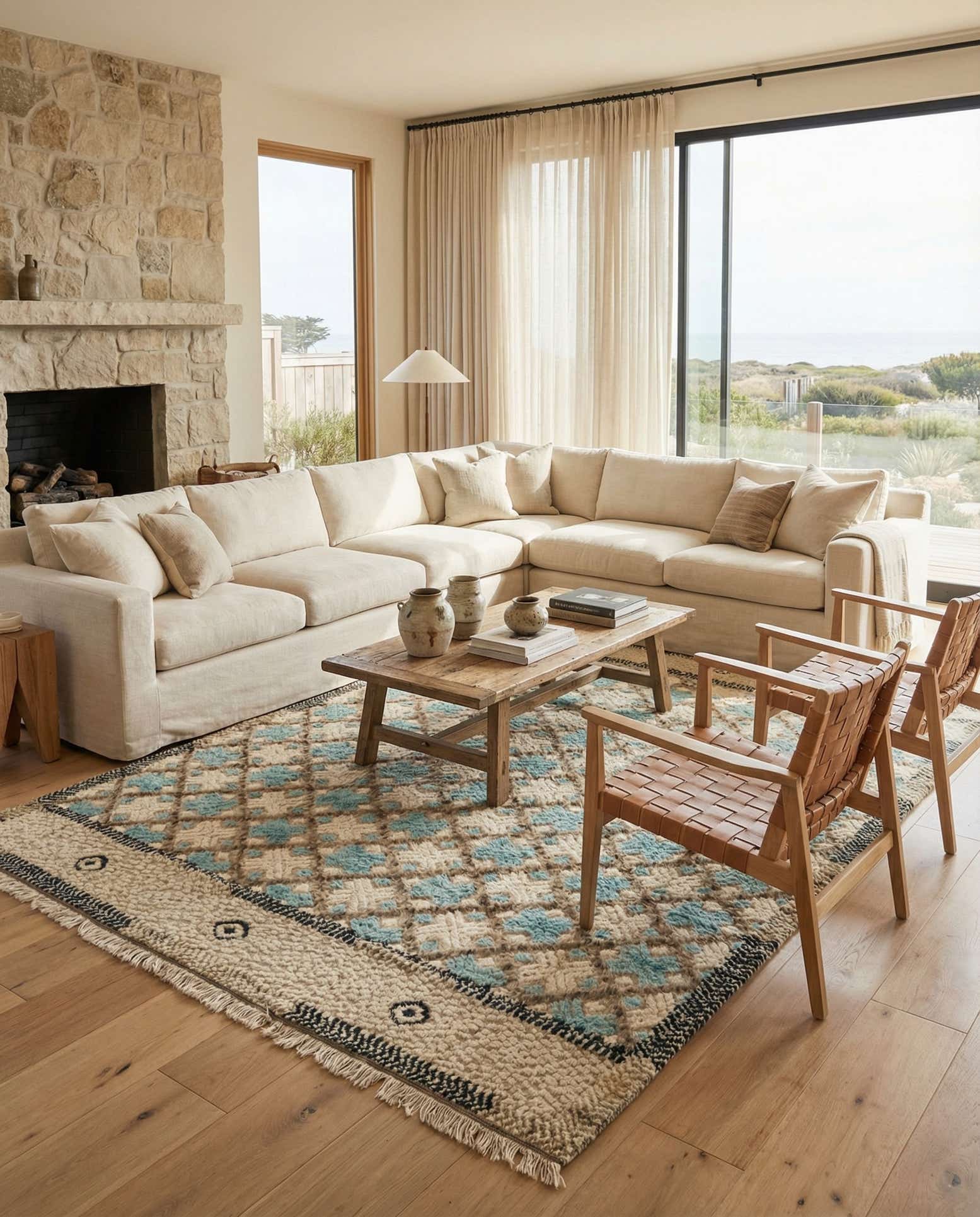 8' 10 x 12' 3 Hand Knotted Darya Wool Rug