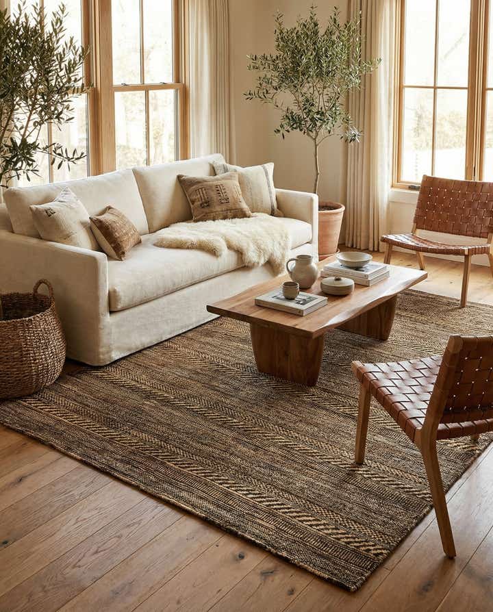 4' 6 x 6' 7 Juma Wool Rug