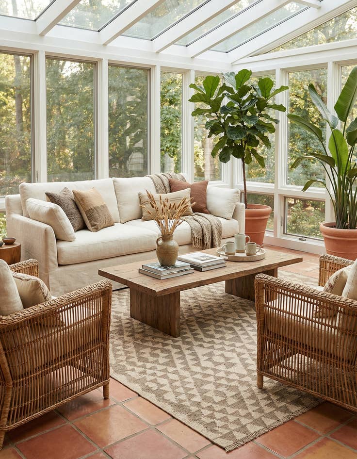 Detail image of  4' 9 x 5' 3  Hand Woven Kilim Maymana Wool Square Rug