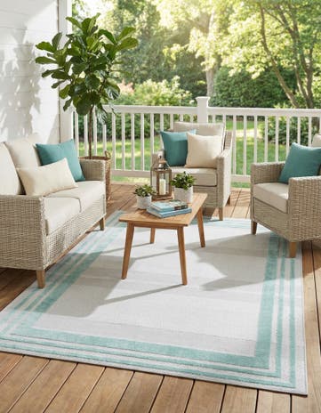6' x 9' Easy-Clean Aruba Indoor / Outdoor Rug