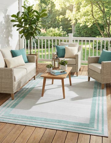 6' x 9' Easy-Clean Aruba Indoor / Outdoor Rug