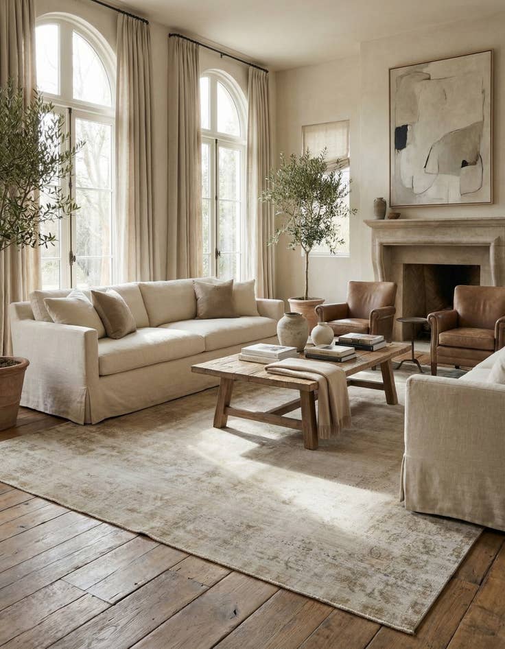 Detail image of 9' 5 x 12' 6  Hand Knotted Ultra Vintage Persian Wool Rug