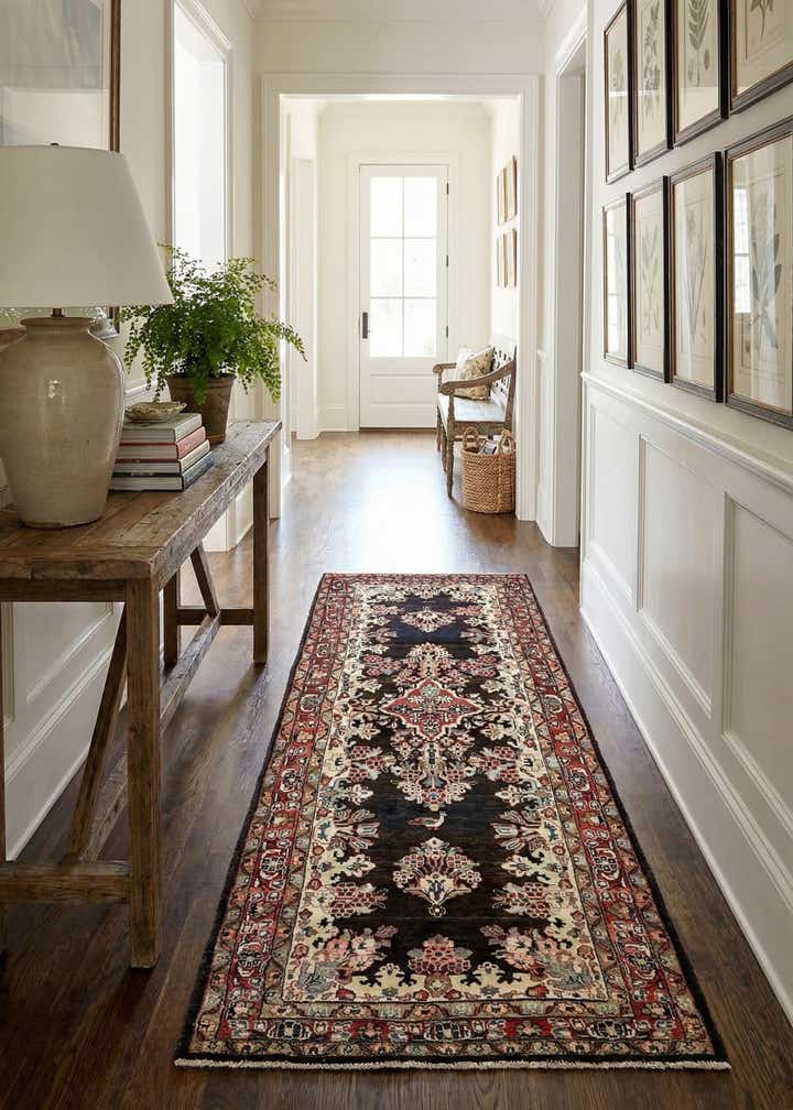 3' 10 x 10' 4 Hand Knotted Liliyan Persian Wool Runner Rug