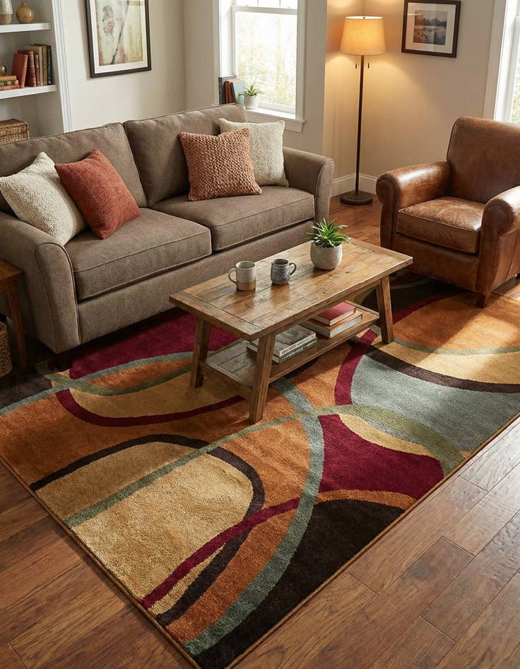 Detail image of  5' 3 x 8' Cafe Rug