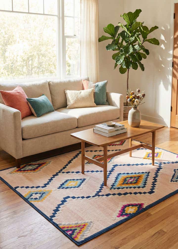 5' x 7' 7 Easy-Clean Indoor / Outdoor Rug