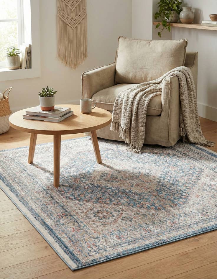 Detail image of  4' x 4' Noble Square Rug