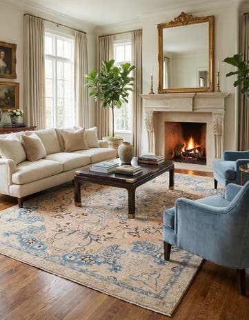 7' 2 x 9' 7 Kashmar Wool Rug