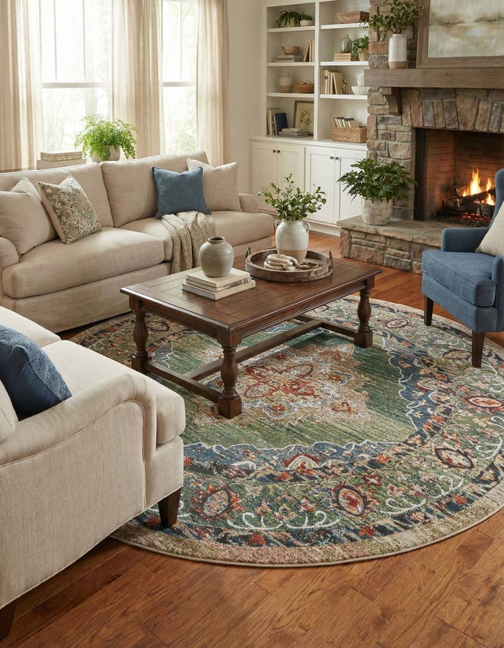 Detail image of 10' x 10' Isabella Round Rug
