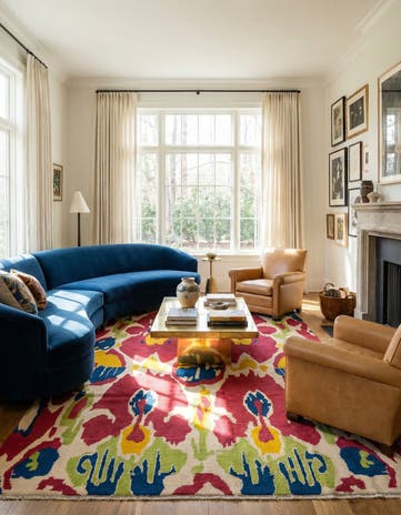 6' 5 x 10' Hand Knotted Darya Wool Rug