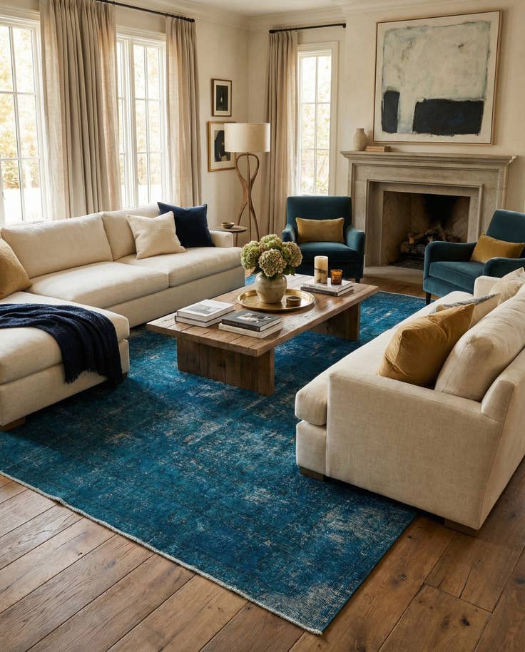 Detail image of 9' 10 x 12' 3 Hand Knotted Ultra Vintage Persian Wool Rug