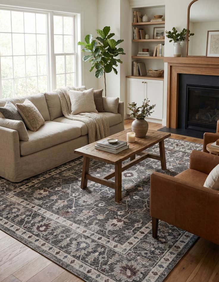 Detail image of 10' x 13' Eco Traditional Rug