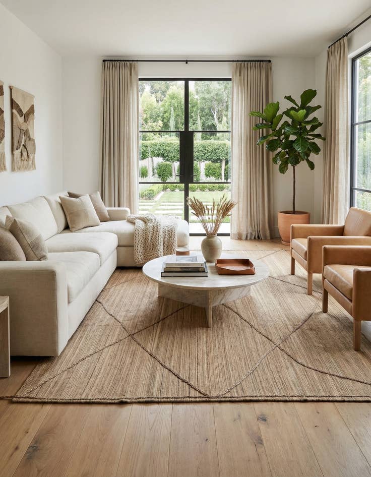 Detail image of 7' 10 x 12' 8  Hand Woven Kilim Modern Wool Rug