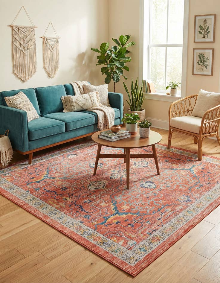 Detail image of 7' 10 x 7' 10 Lola Square Rug