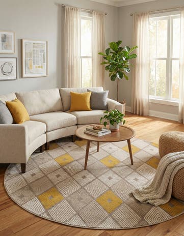 7' 10 x 7' 10 Laguna Round Rug