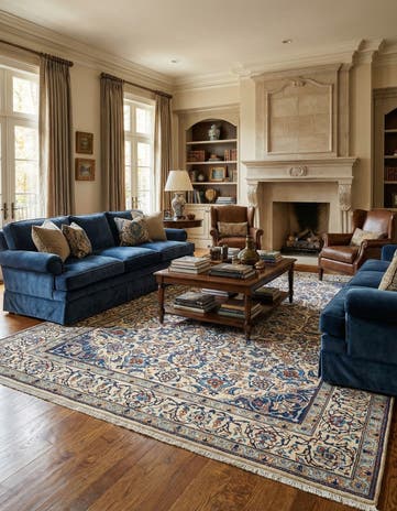 6' 4 x 9' 11 Nain Wool Rug