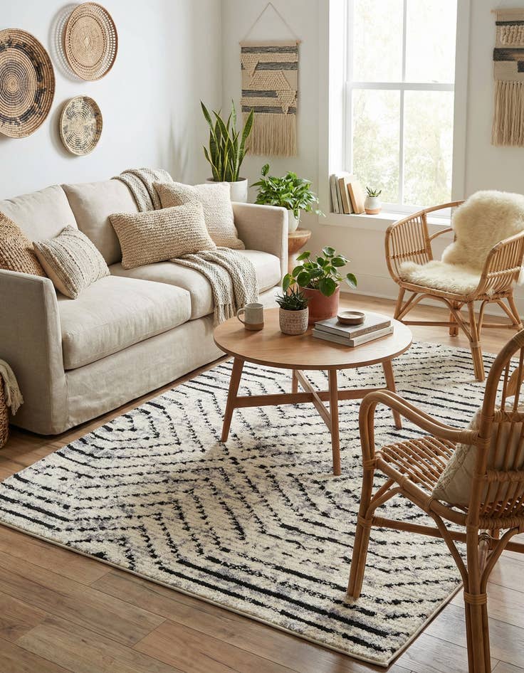 Detail image of 5' 3 x 5' 3 Tagine Square Rug