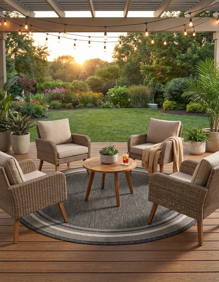10' x 10' Easy-Clean Border Indoor / Outdoor...