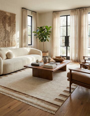6' 5 x 9' 8 Hand Knotted Darya Wool Rug