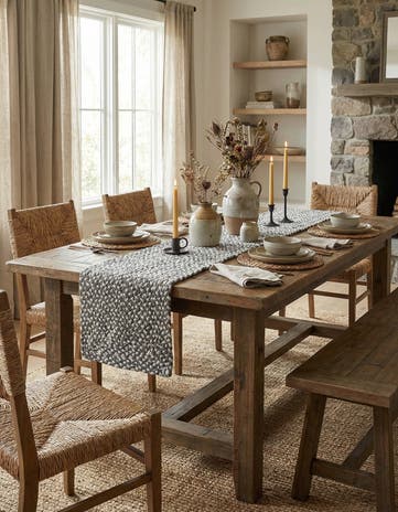 1' 2 x 10' Handmade Braided Chindi Table Runner Rug