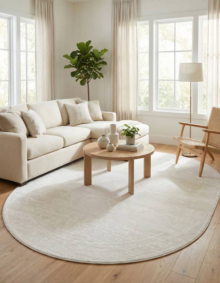 Detail image of  7' 10 x 10' Finsbury Oval Rug