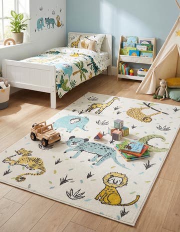 4' x 6' Animals Whimsy Kids Rug