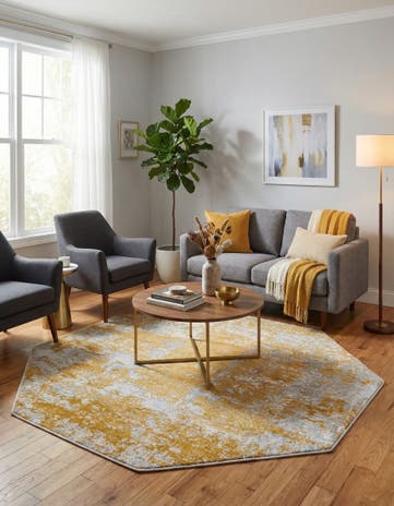 5' 3 x 5' 3 Finsbury Octagon Rug