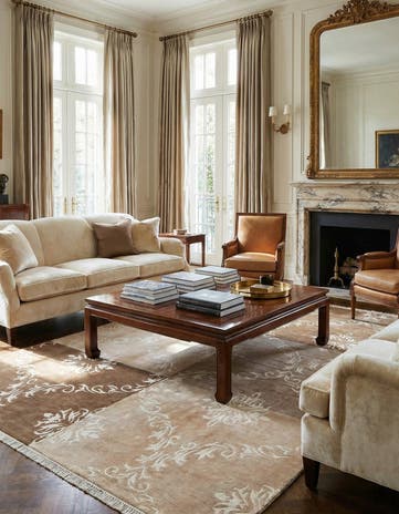 5' 7 x 8' 1 Hand Knotted Darya Wool Rug