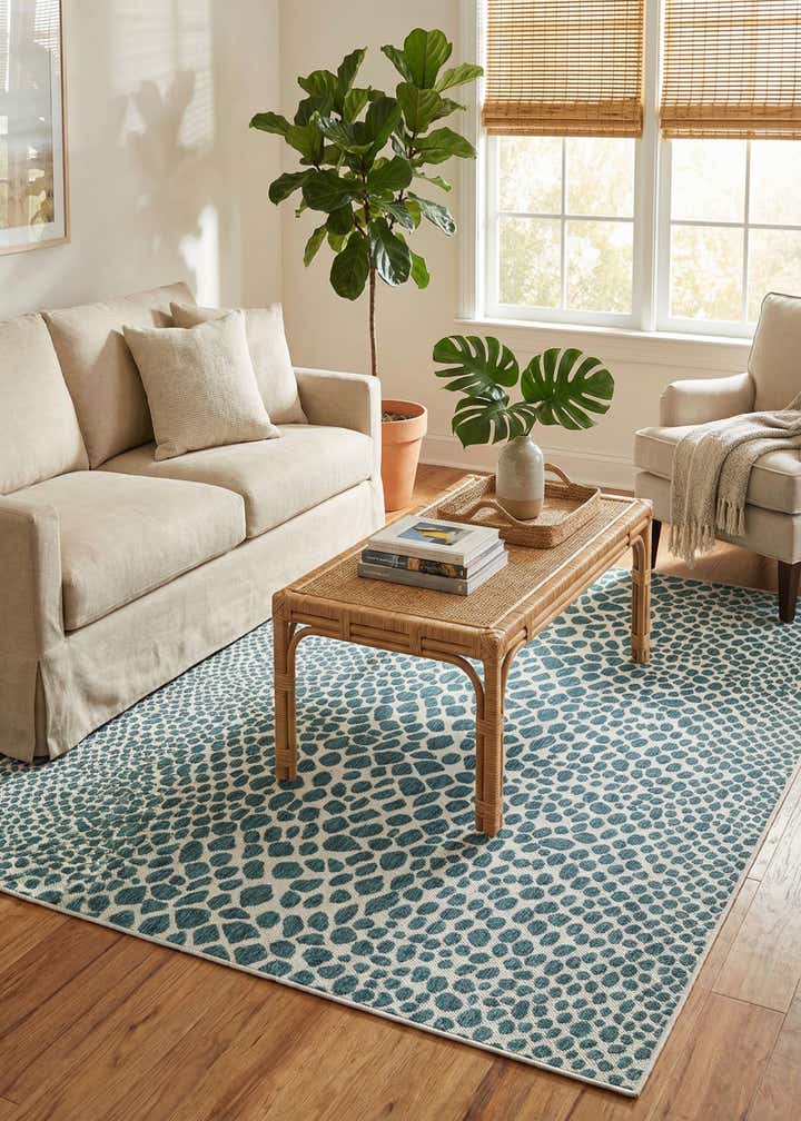 6' x 9' Easy-Clean Jill Zarin Cape Town Indoor / Outdoor Rug