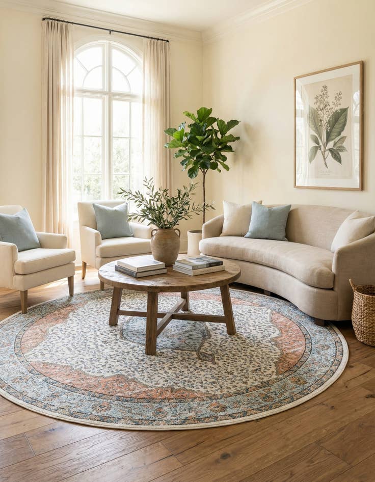 Detail image of  10' x 10' Nyla Round Rug