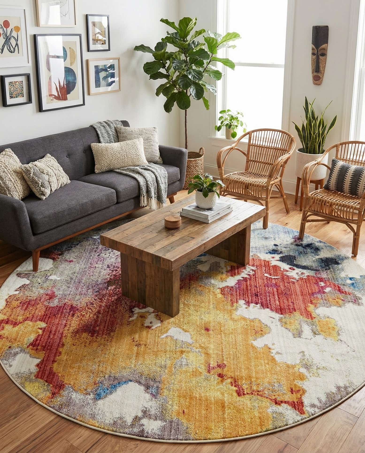 8' x 8' Downtown West Village Round Rug