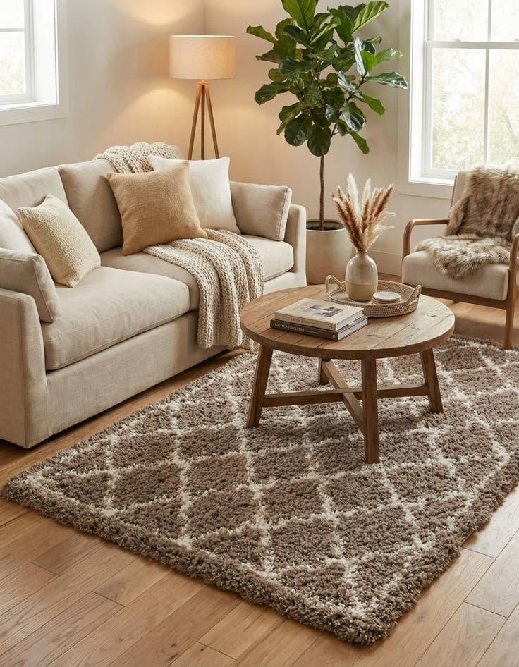 Detail image of  5' x 8' Infinity Shag Rug