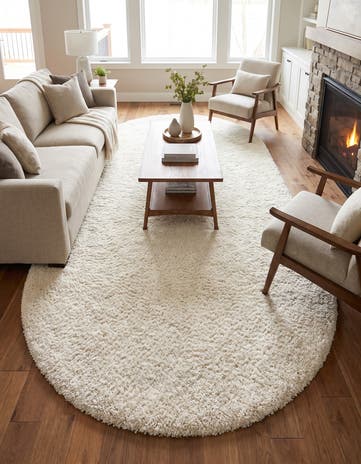 5' x 8' Infinity Shag Oval Rug