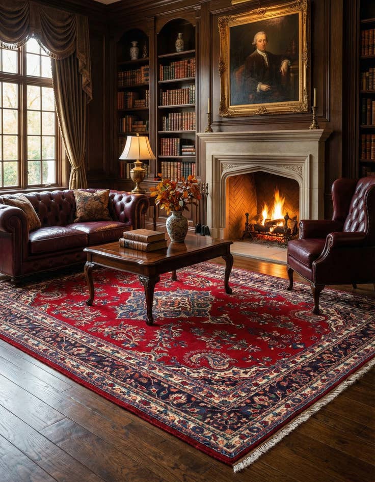 Detail image of  7' 3 x 10' Darjazin Wool Rug