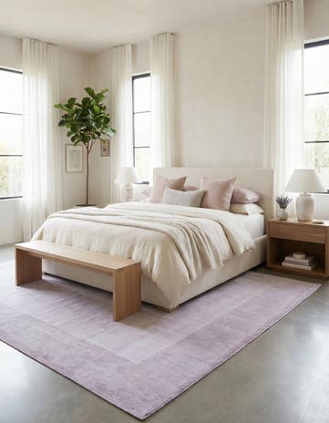 6' 6 x 9' 7 Hand Knotted Darya Wool Rug