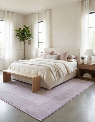 6' 6 x 9' 7 Hand Knotted Darya Wool Rug