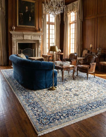 9' 1 x 13' 5 Kerman Rug
